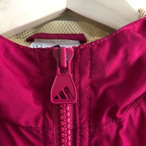 Vintage Adidas Girls Youth Full Zip hooded jacket - Picture 3 of 8